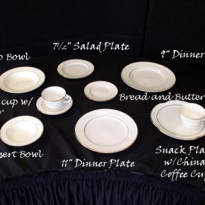 China Plate (10" Snack)
