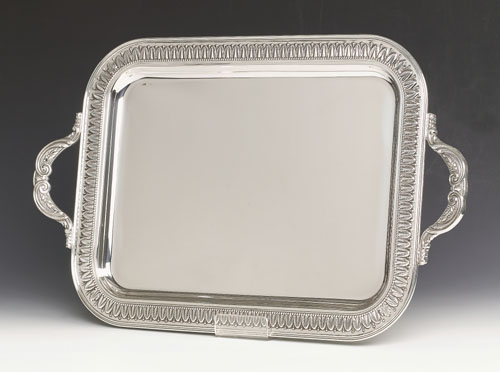 Tray, Silver Plate Rectangular