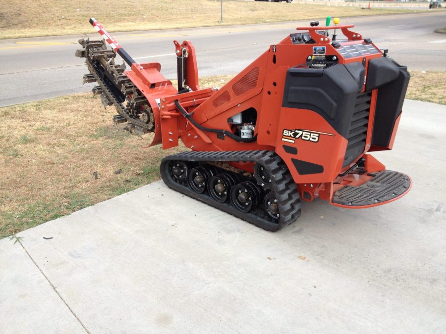 Trencher, SK755 / SK850 Footings Trencher - Side Boom