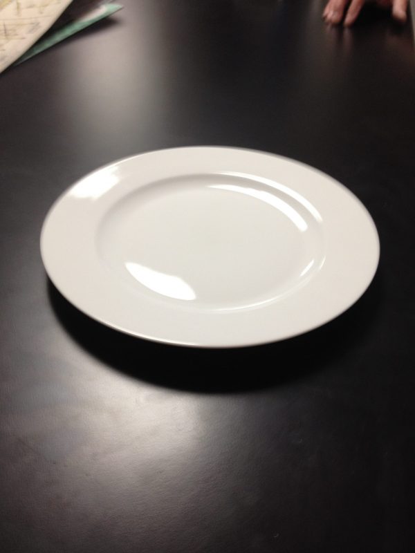 CHINA, DINNER PLATE 10"-WHITE