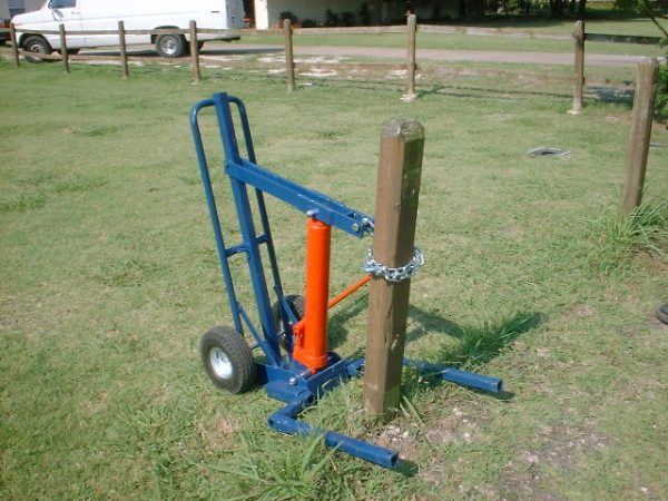 hydraulic fence post puller rental