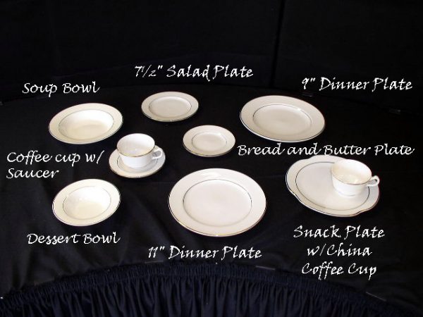 China Plate (9" Buffet)