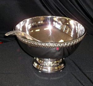 Punch Bowl (Silver Trimmed Stainless)