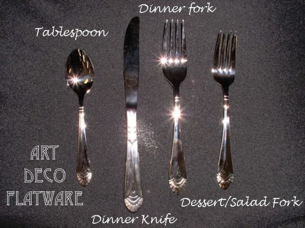Flatware, Stainless/Art Deco
