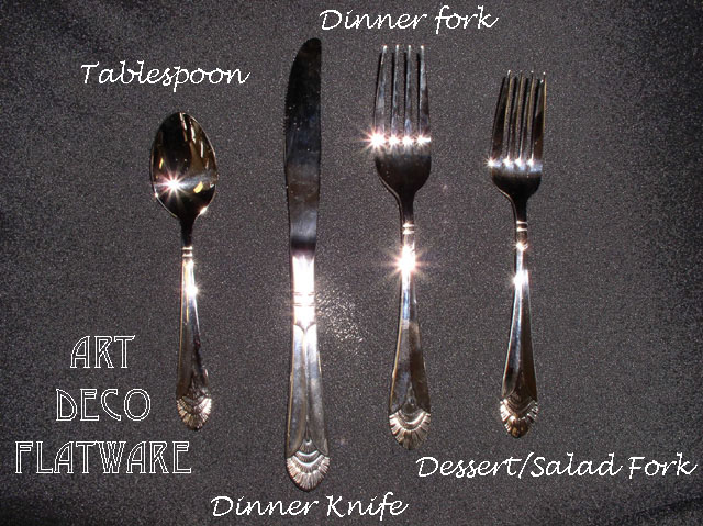 Flatware, Stainless/Art Deco